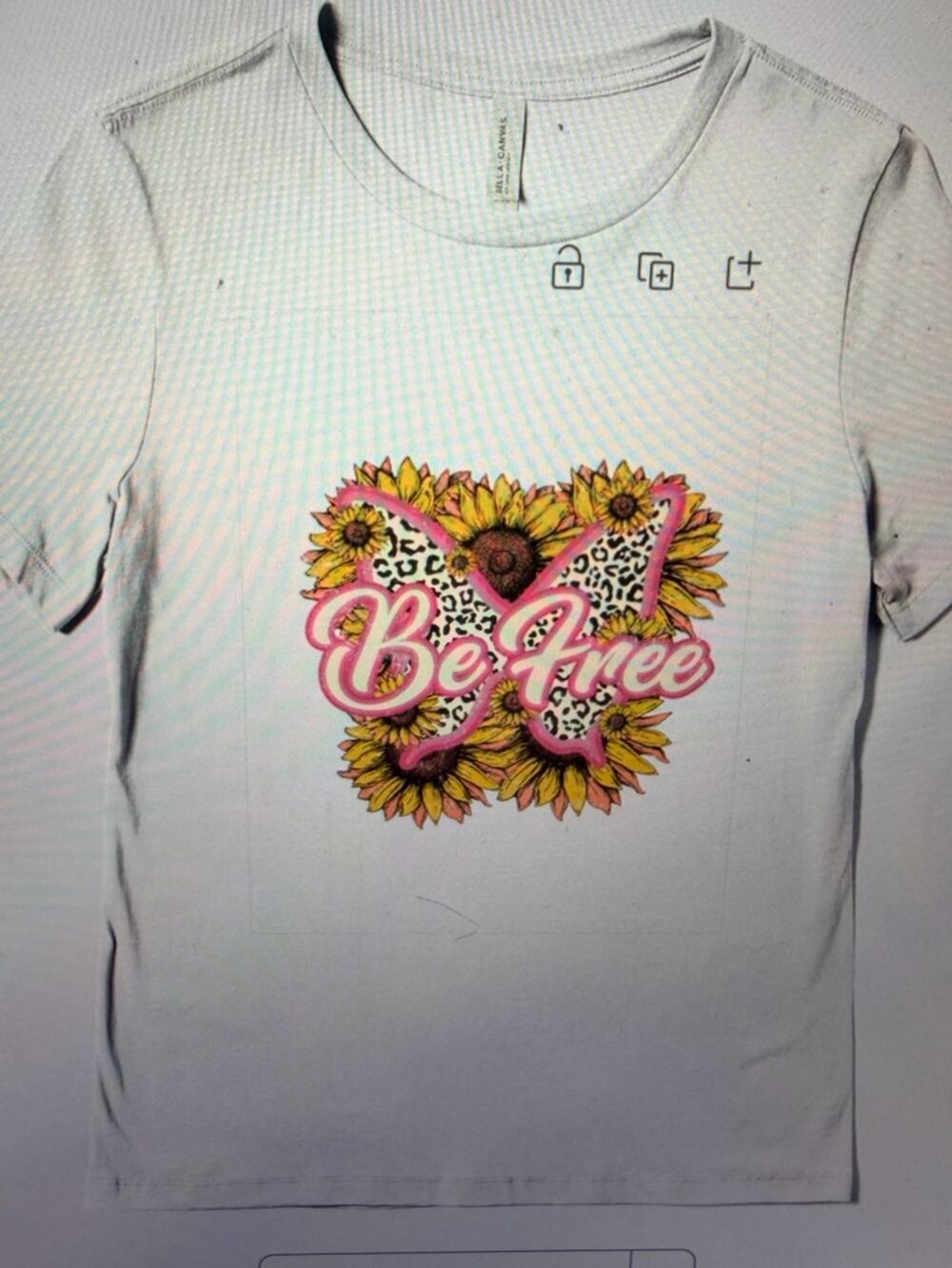 Be Free Sunflower Graphic Tee - White
